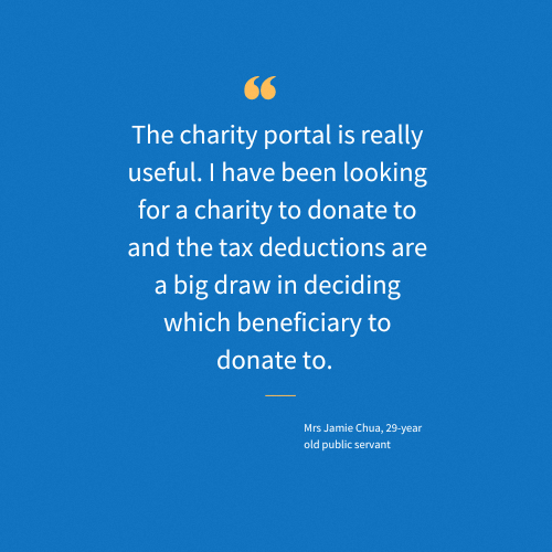 Quote on donations