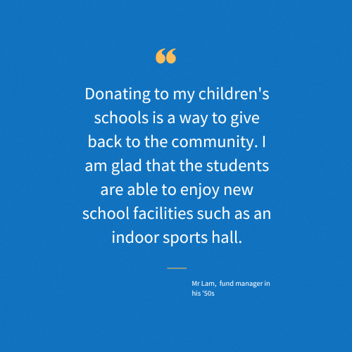 Quote on donations